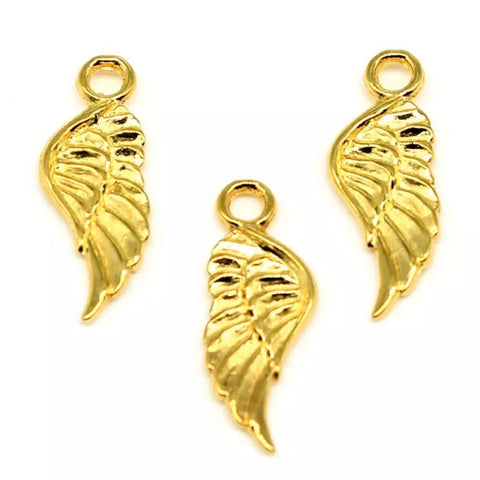 Wing Charms - Gold Finish