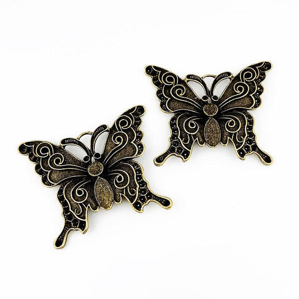 Butterfly Pendant - Vintage Bronze Finish - Beautiful Detail