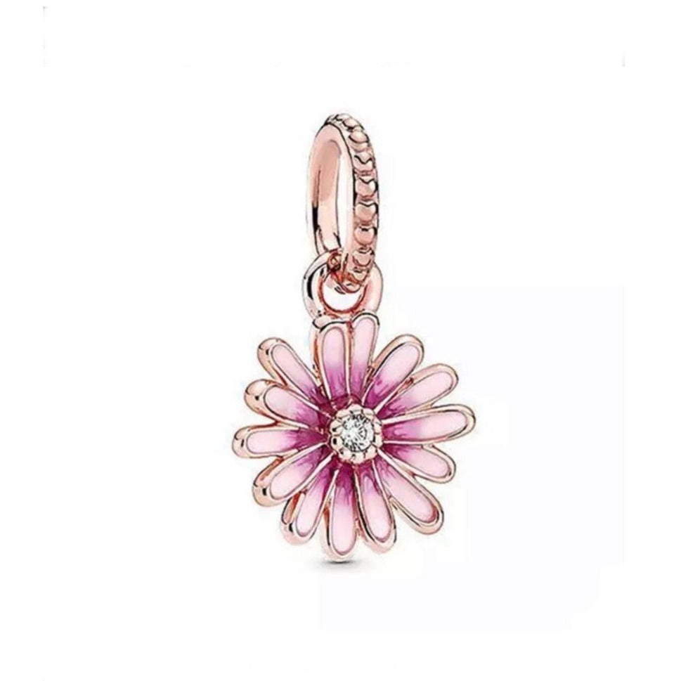 PANDORA Pink Pave‘ Daisy Flower Pink Pavé Daisy Flower Charm | PANDORA