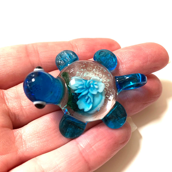 Large Lampwork Pendants - Handmade, Glass Turtle Pendants - Available in 6 Colors
