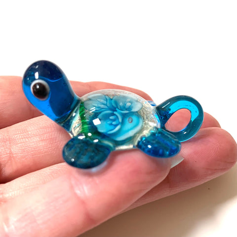 Large Lampwork Pendants - Handmade, Glass Turtle Pendants - Available in 6 Colors